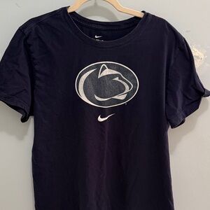 Penn State Nike Dark Blue T-Shirt with White Graphic